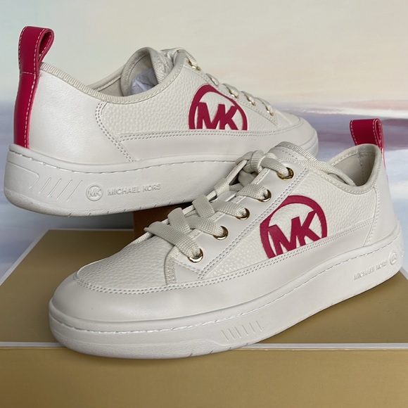 MICHAEL KORS SHEA LACE UP FAUX LEATHER
49R4SHFS1L
ELECTRIC PINK
 Sneakers - Picture 8 of 16